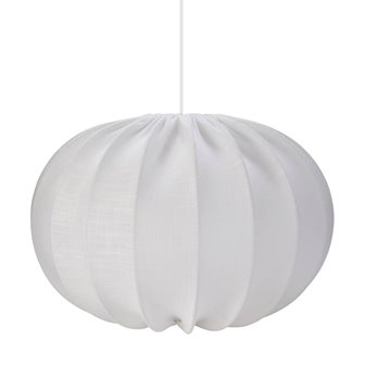 Biały skandynawski abażur wiszący Hilma